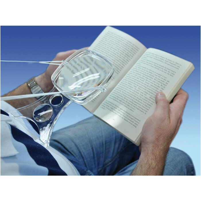 Hands-free Craft magnifier with adjustable neck strap
