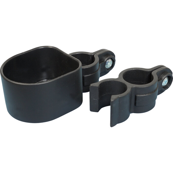 Walking stick/crutch holder suitable for wheelchair & mobility scooter