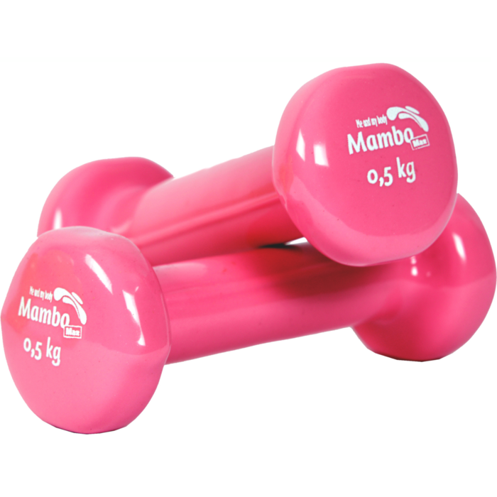 Dumbbells neoprene coated 0.5 kg - 5.0 kg - per 2