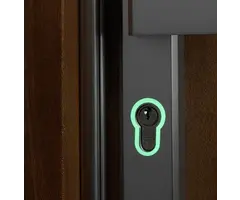 Glow in the Dark stickers for keyhole and switch