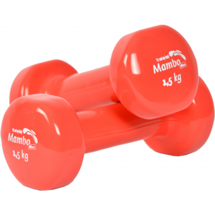 Dumbbells neoprene coated 0.5 kg - 5.0 kg - per 2
