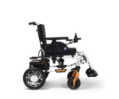 Lightweight, adjustable electric wheelchair with removable lithium battery