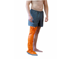 DRYPRO shower cover for the leg
