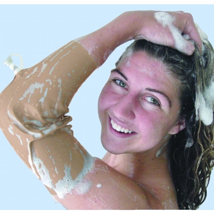 DRYPRO shower cover for a PICC line