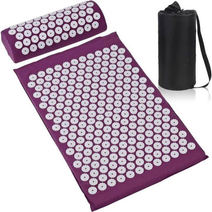 Acupuncture mat with cushion for effective pain relief Homecare