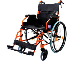 Deluxe lightweight wheelchair - available in different colours