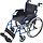 Deluxe lightweight aluminum wheelchair