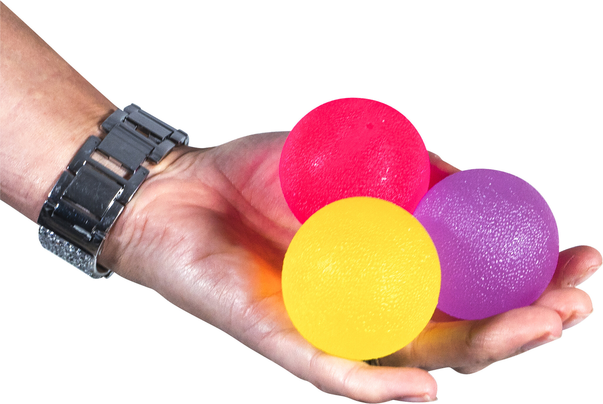 Stressballen voor handoefeningen, set van 3