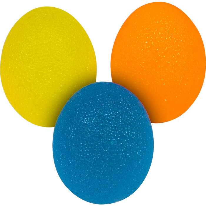 Stress balls for hand exercises, set of 3
