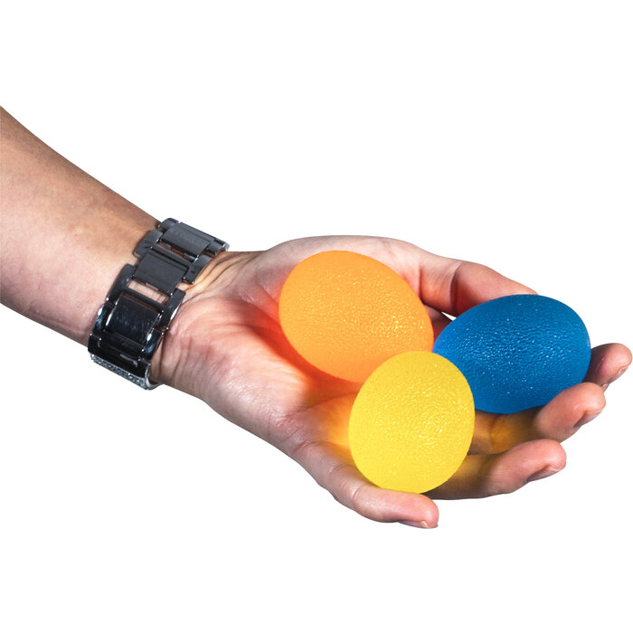 Stress balls for hand exercises, set of 3