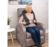 Massage cushion for neck, shoulders and back