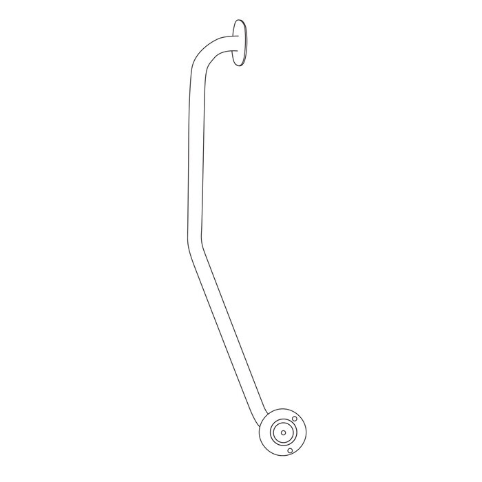 Curved bracket