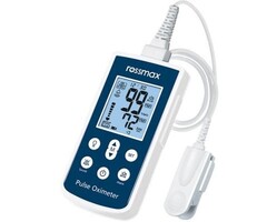 Oxygen saturation meter with sensor