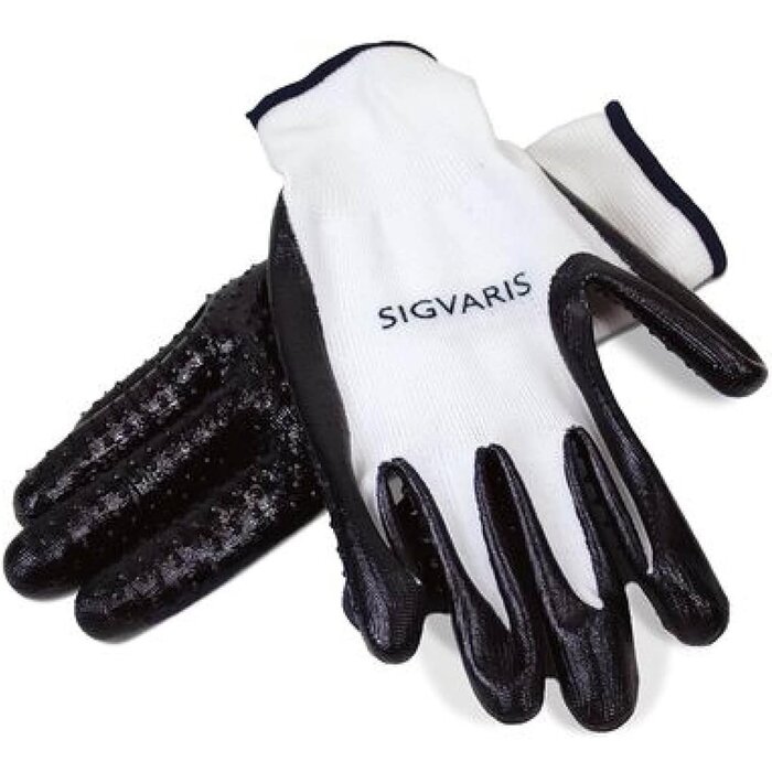 Gloves with anti-slip coating to help put on support stockings (1 pair) - Available in 5 sizes
