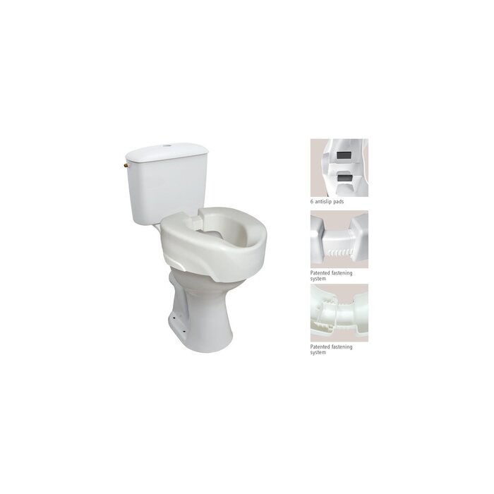 Surélévation de WC ClipUp - 10 cm - blanc