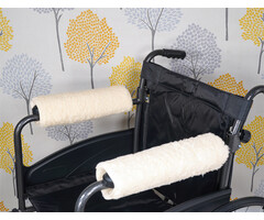 Support cushions for wheelchair armrests (pair)