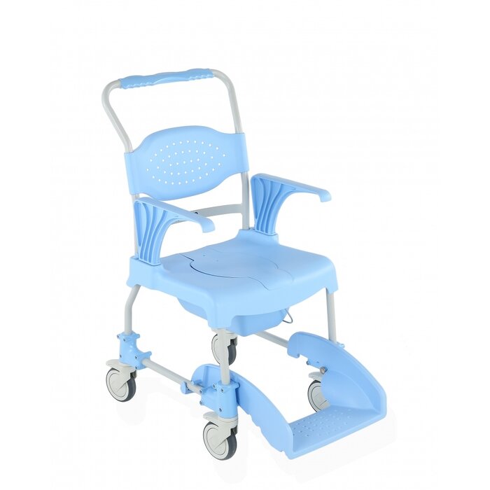 Mobiele douche- en toiletstoel - stoel