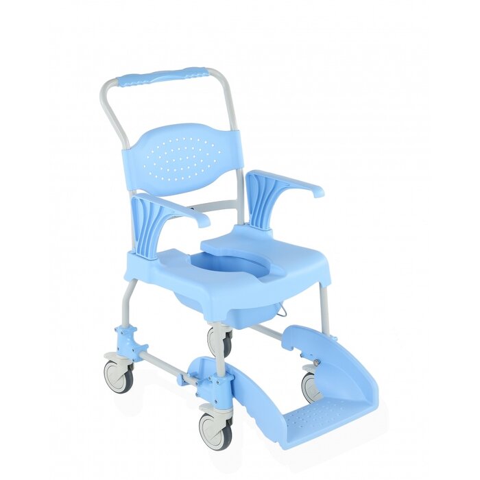 Mobiele douche- en toiletstoel - stoel
