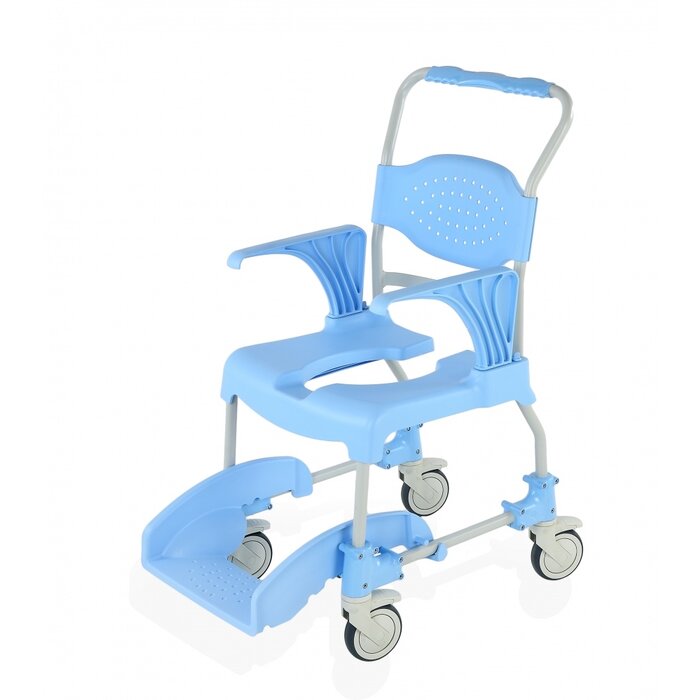 Mobiele douche- en toiletstoel - stoel