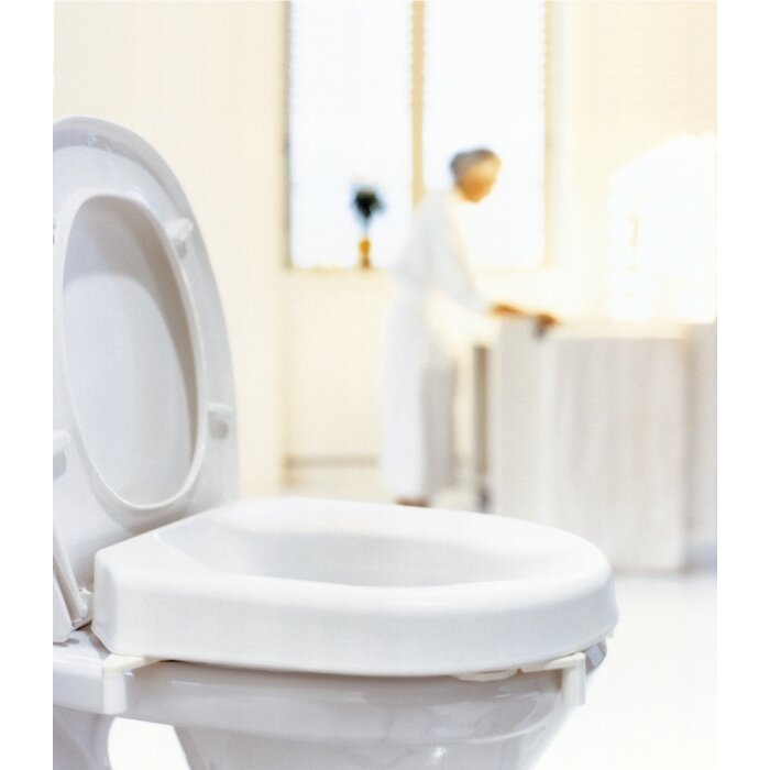 Hi-Loo Raised Toilet Seat with Brackers