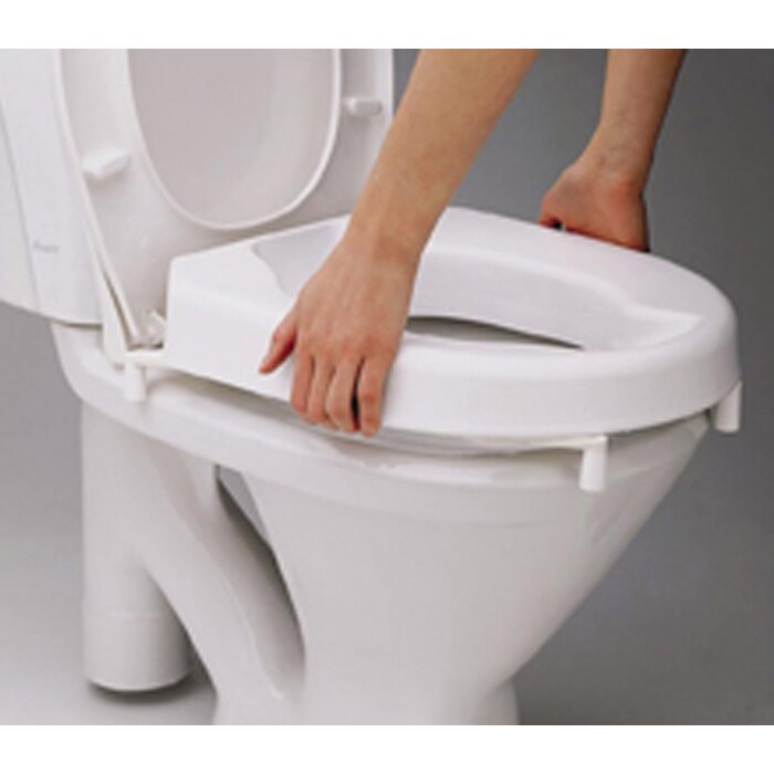Hi-Loo Raised Toilet Seat with Brackers