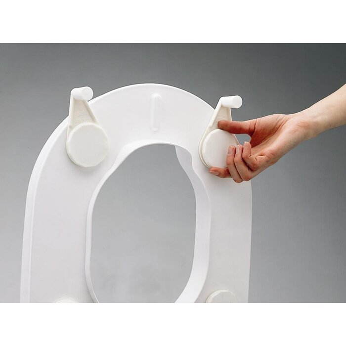 Hi-Loo Raised Toilet Seat with Brackers