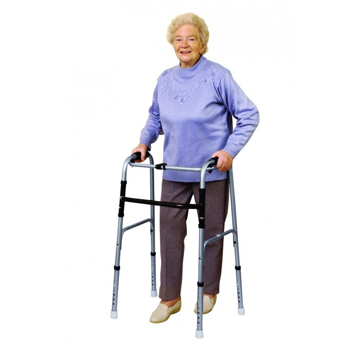 Foldable walking frame luxury