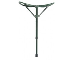 Lightweight aluminum walking stick with seat - narrow base