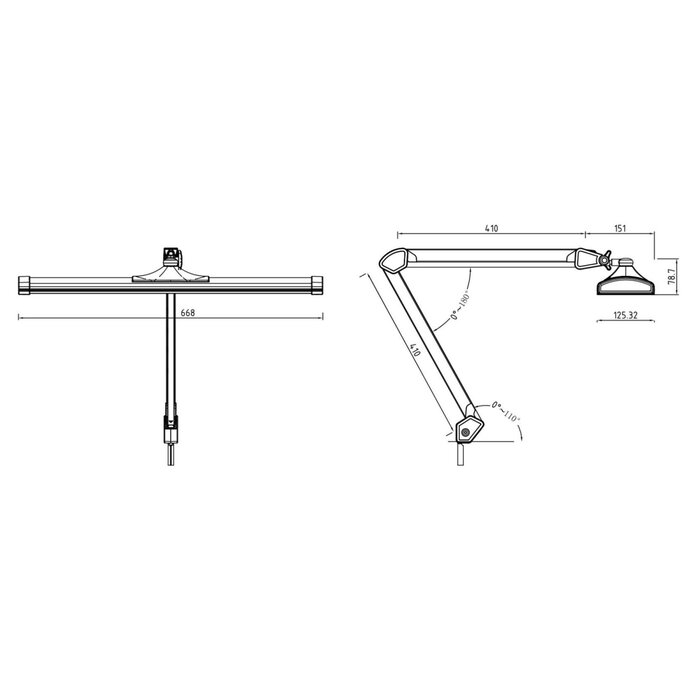 Lampe lumière du jour professionnelle