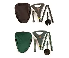 Foldable walking stick with seat