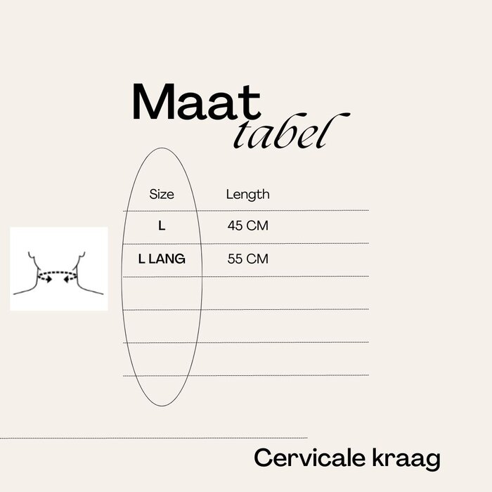 Collier cervical flexible Orthopédique