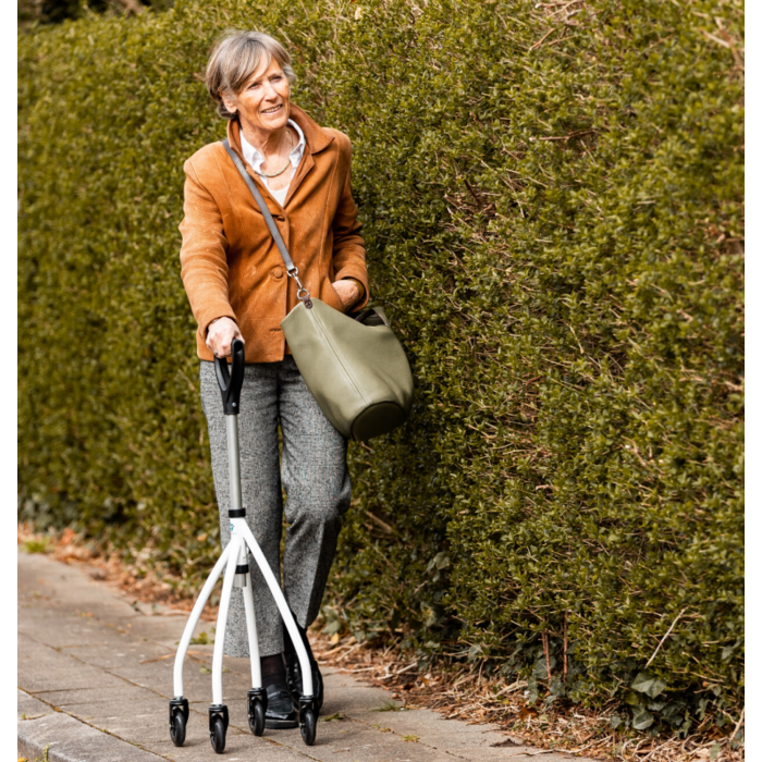 The rollator that can be used with one hand: the Wheeleo®