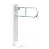 Toilet bracket with ground mounting