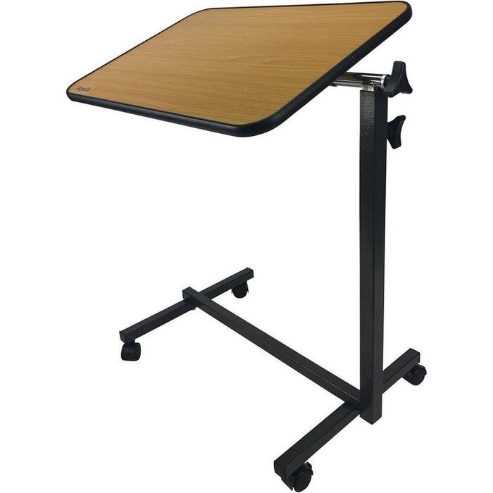 Dining table in front of bed