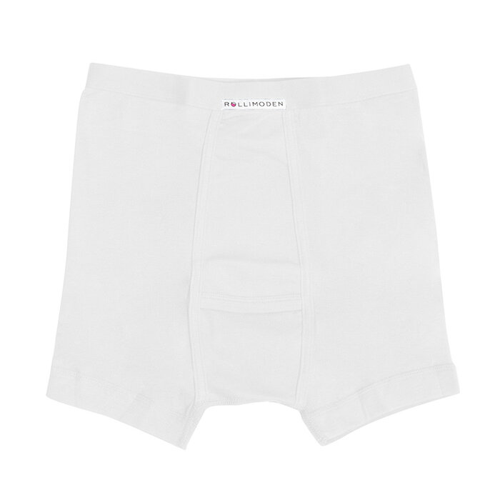 Boxer shorts with horizontal opening