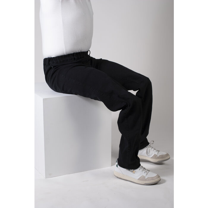 Pants on elastic - black jeans