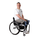 Klassieke rolstoelshort - olijfgroen