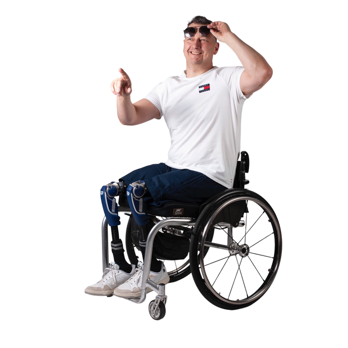 Classic wheelchair shorts - cobalt blue