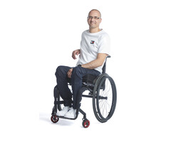 Broek op elastiek - blauwe jeans