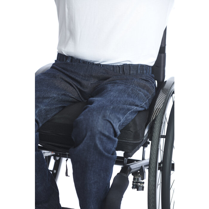 Pants on elastic - blue jeans