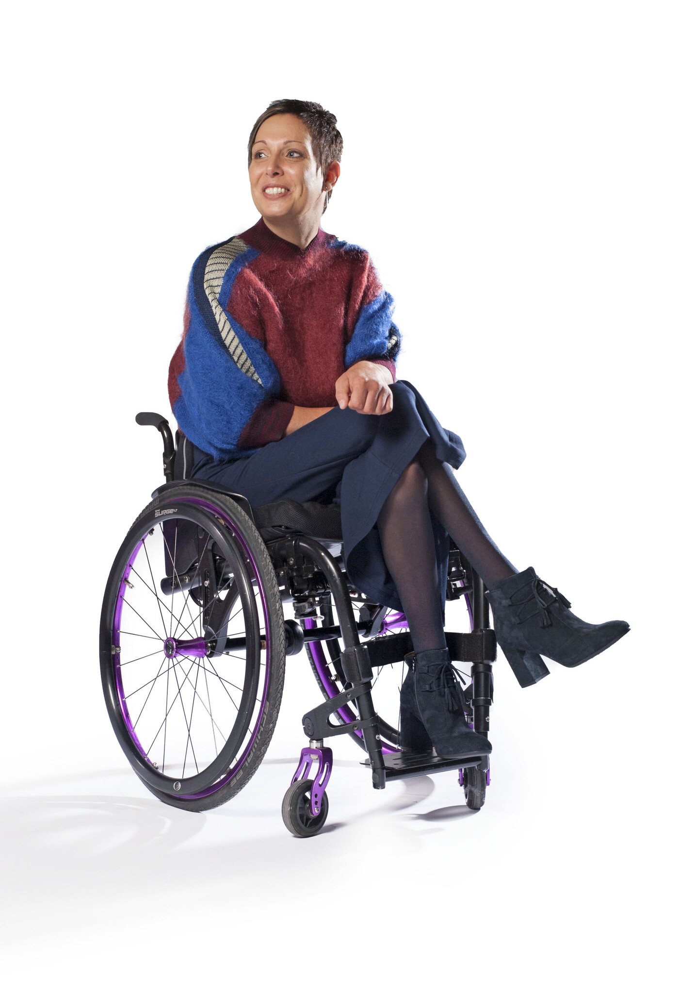 Rolstoel rok - kort marine