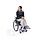 Jupe pour fauteuil roulant - longue gris