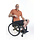 Classic wheelchair shorts - navy