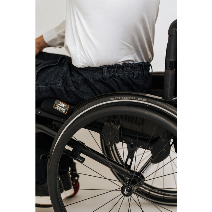 Thermal wheelchair trousers slim fit - dark jeans