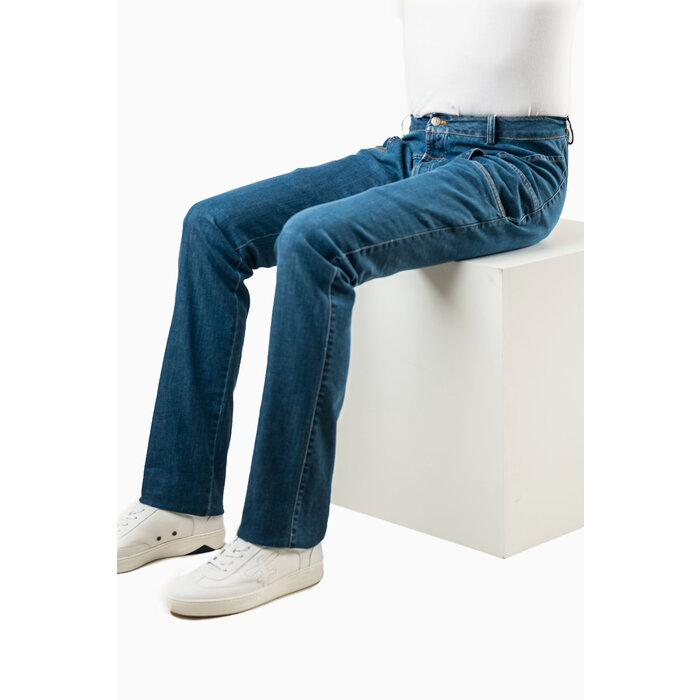 Sporty wheelchair pants - blue jeans