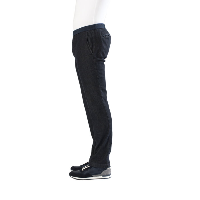 Trousers with elastic - dark jeans