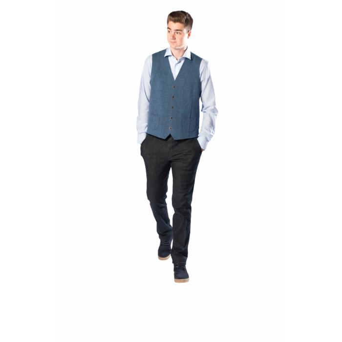 Trousers with elastic - dark jeans