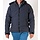 Winter jacket with magnetic zipper - gray