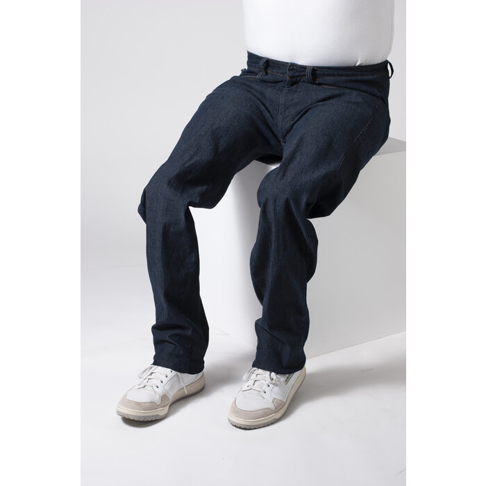 Pantalon pour fauteuil roulant avec fermeture éclair profonde et fermeture à crochets - jeans foncés