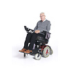 Wheelchair trousers with deep zipper - navy corduroy